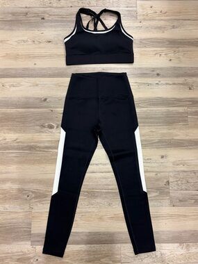 ZYIA Active Black Primo Mesh Set